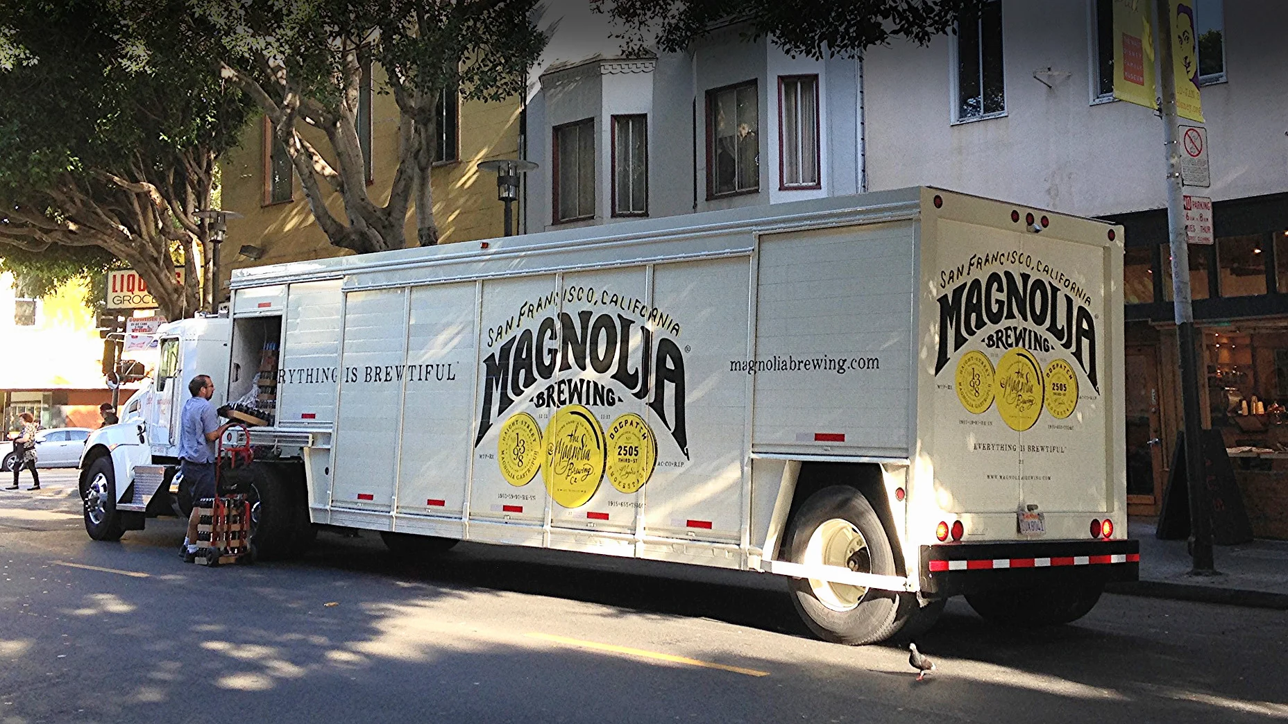 Magnolia Brewing Company Branded Delivery Fleet