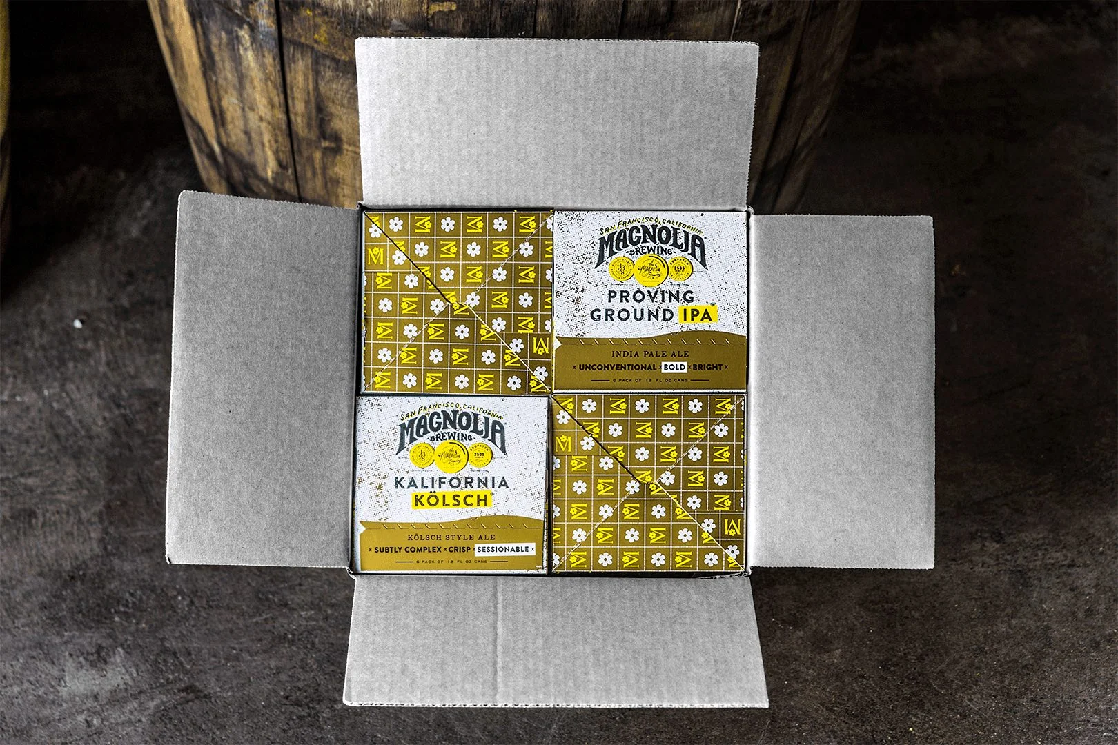 Magnolia Brewing Company Packaging
