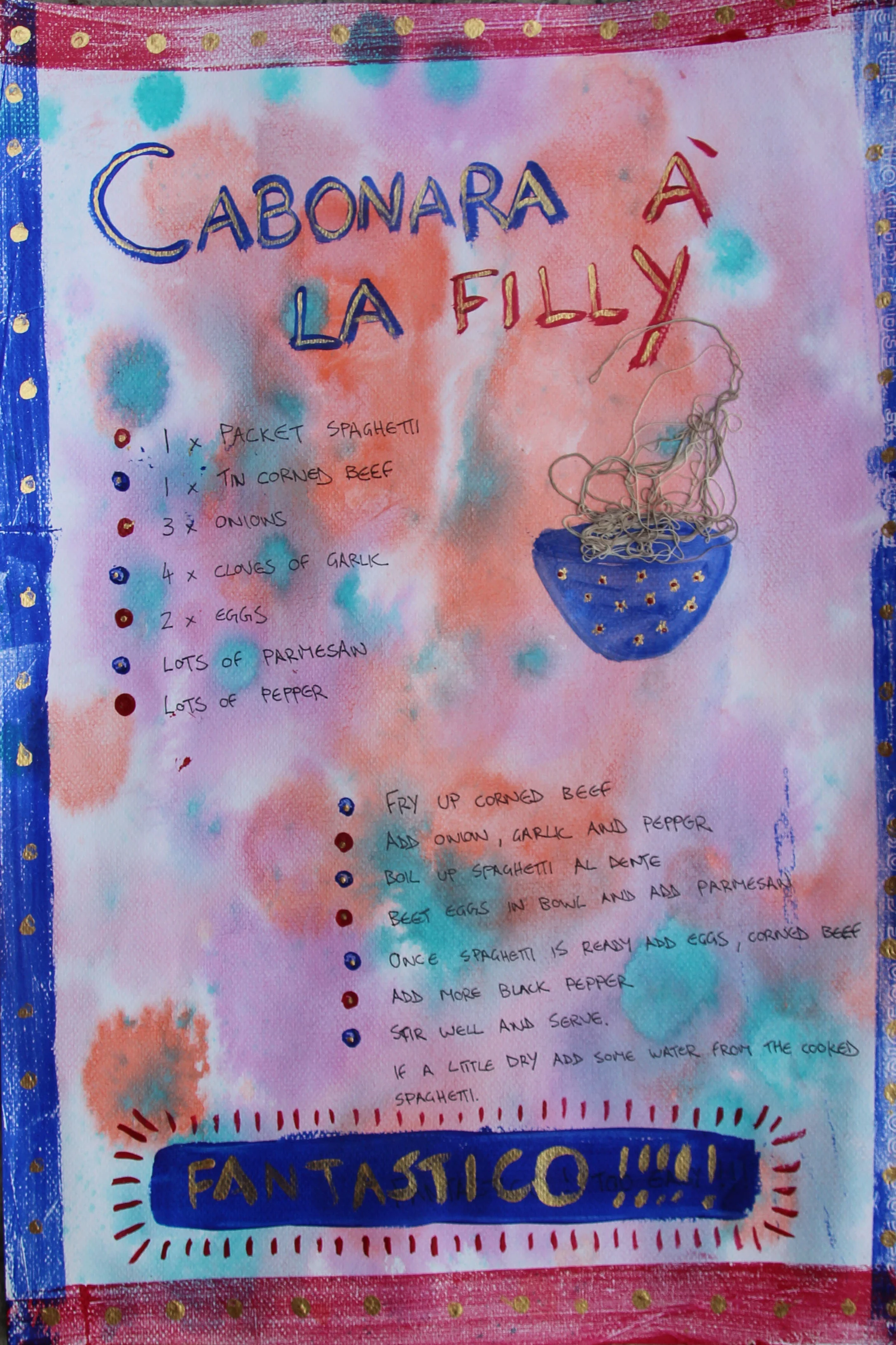 Marc Standing's Carbonara a' la Filly