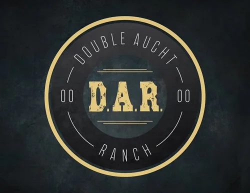 Circular logo design meant to resemble the brass end of shotgun ammunition. "Double Aught Buckshot".