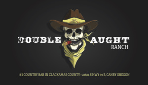 Business card designed for Double Aught Ranch by Patey Designs