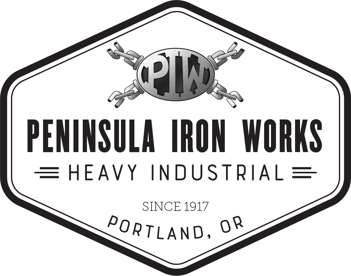 Simple badge logo with the PIW less prominent.