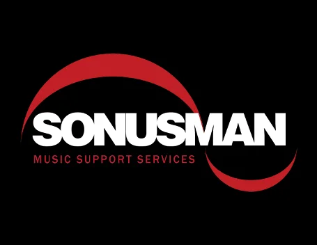 The original, solid but a little dated, Sonusman Logo.