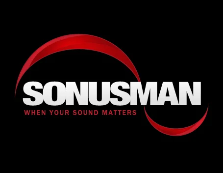 Sonusman's new logo redesigned by Patey Designs