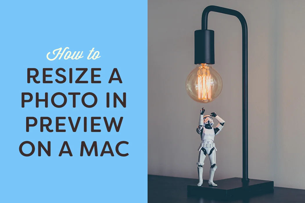 How to resize a photo in Preview on a Mac
