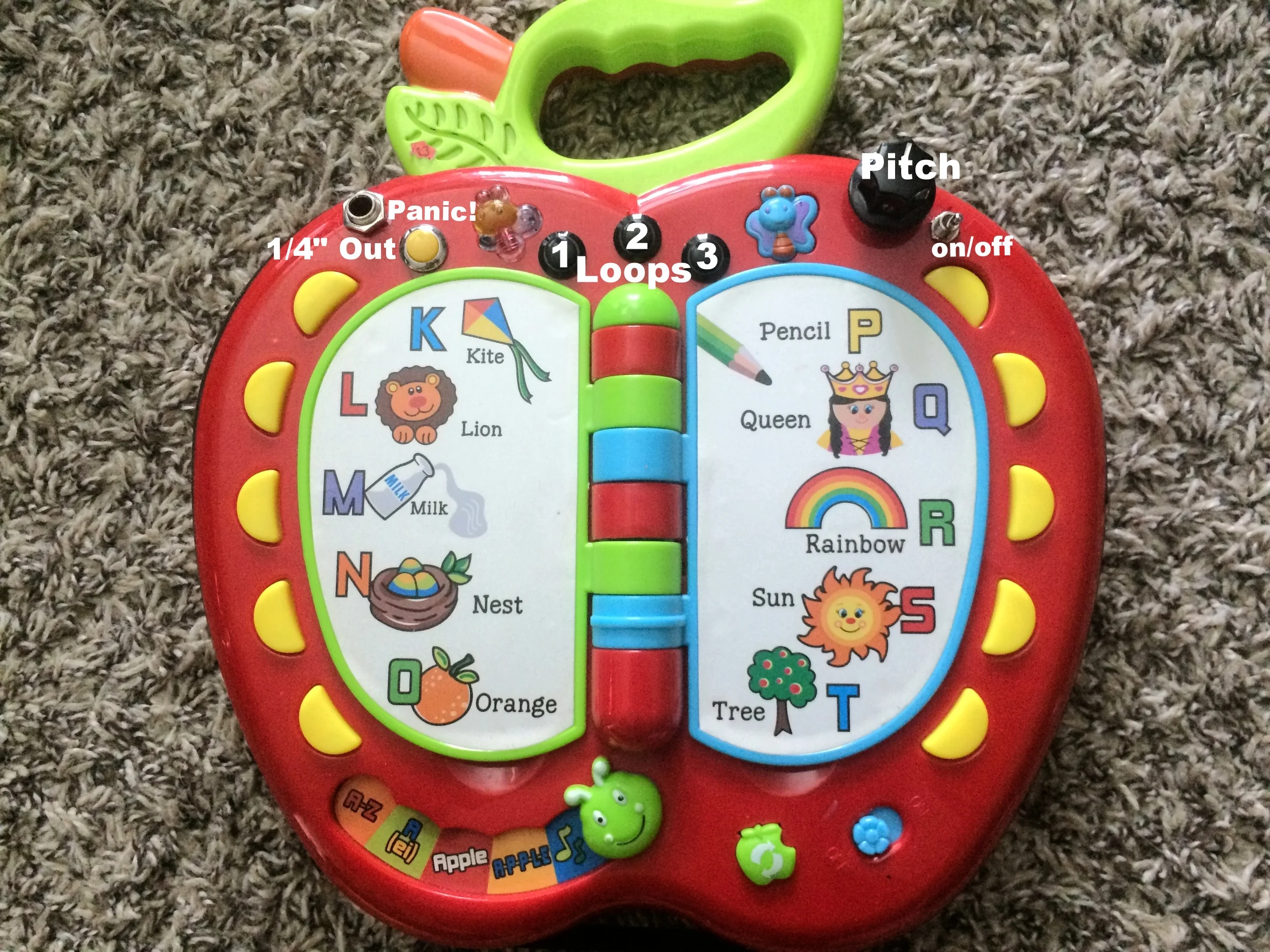 apple abc toy