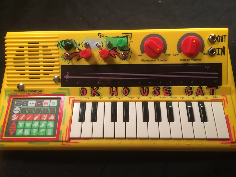 circuit bent VTech Music Major — Ok Housecat