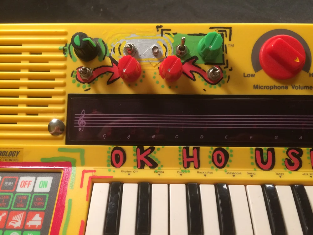 circuit bent VTech Music Major — Ok Housecat