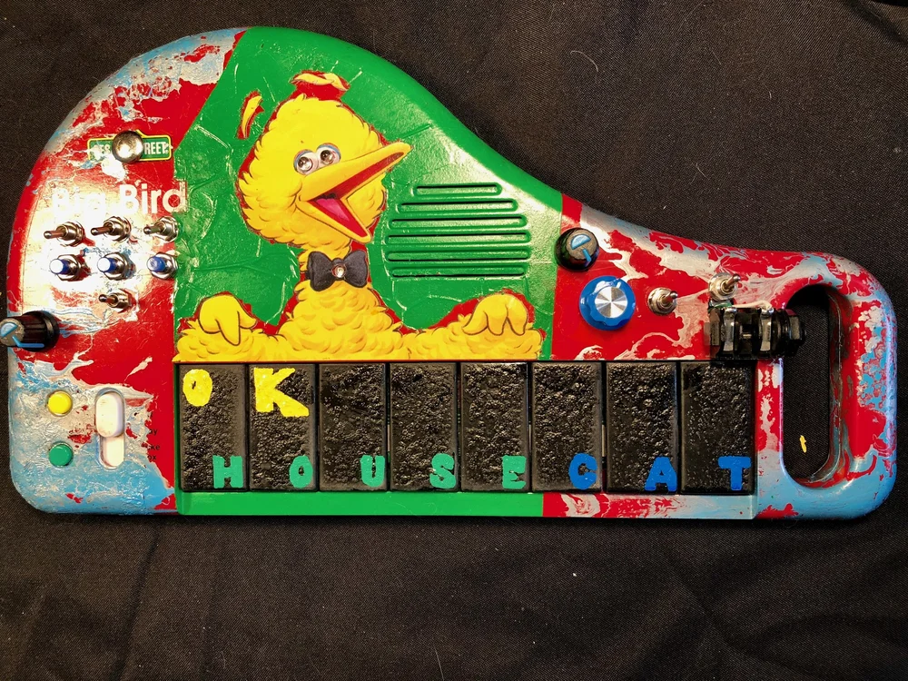 circuit bent Big Bird's Piano — Ok Housecat