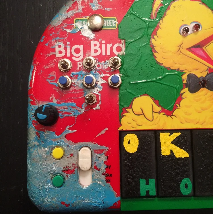 circuit bent Big Bird's Piano — Ok Housecat