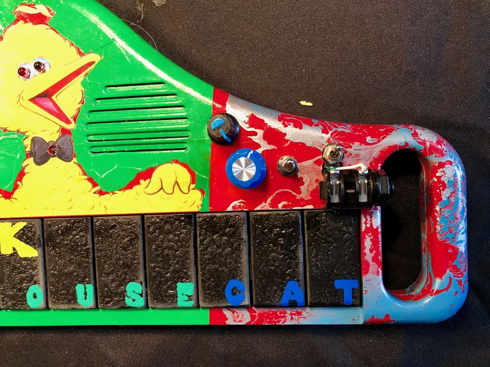circuit bent Big Bird's Piano — Ok Housecat