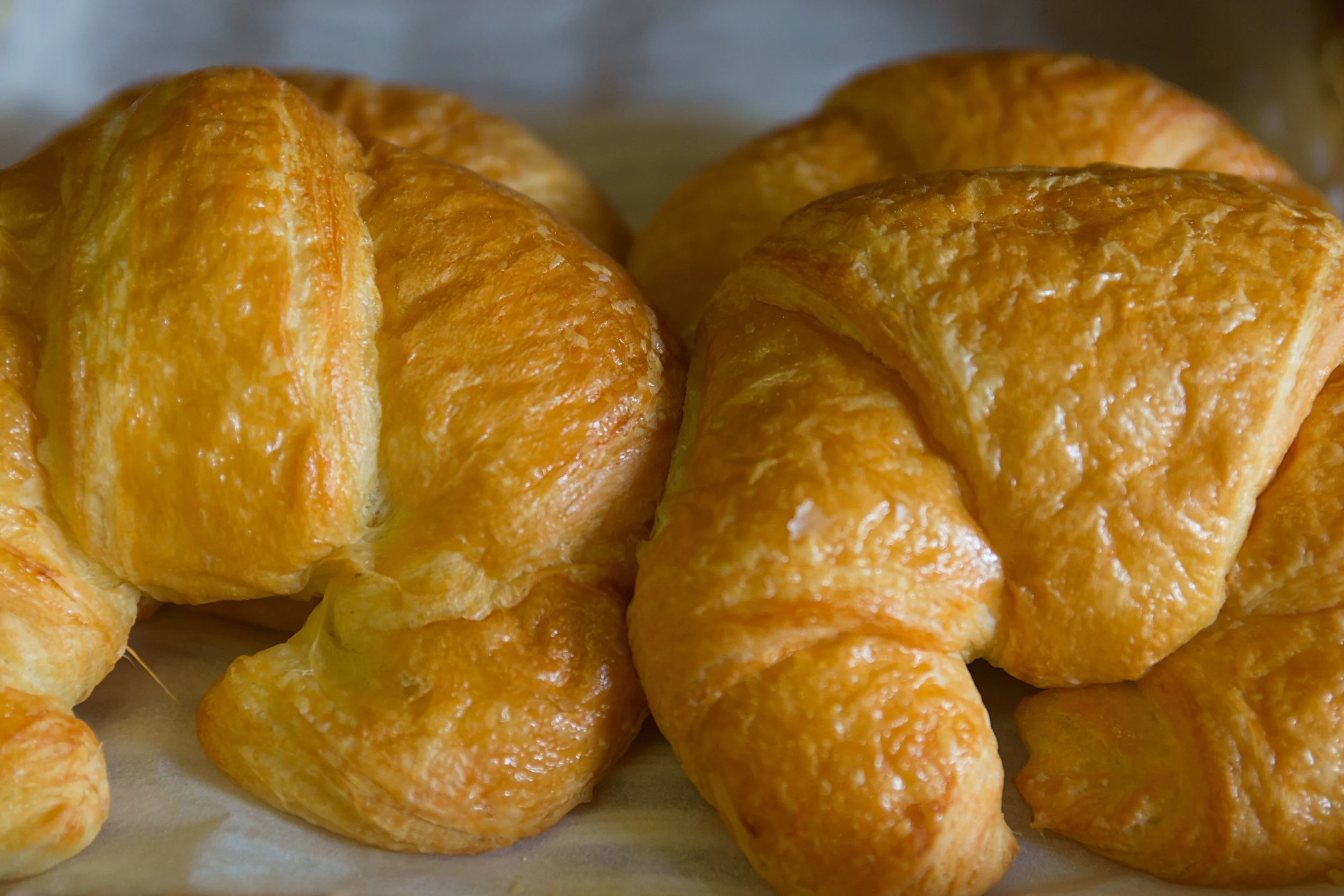 Fresh croissants