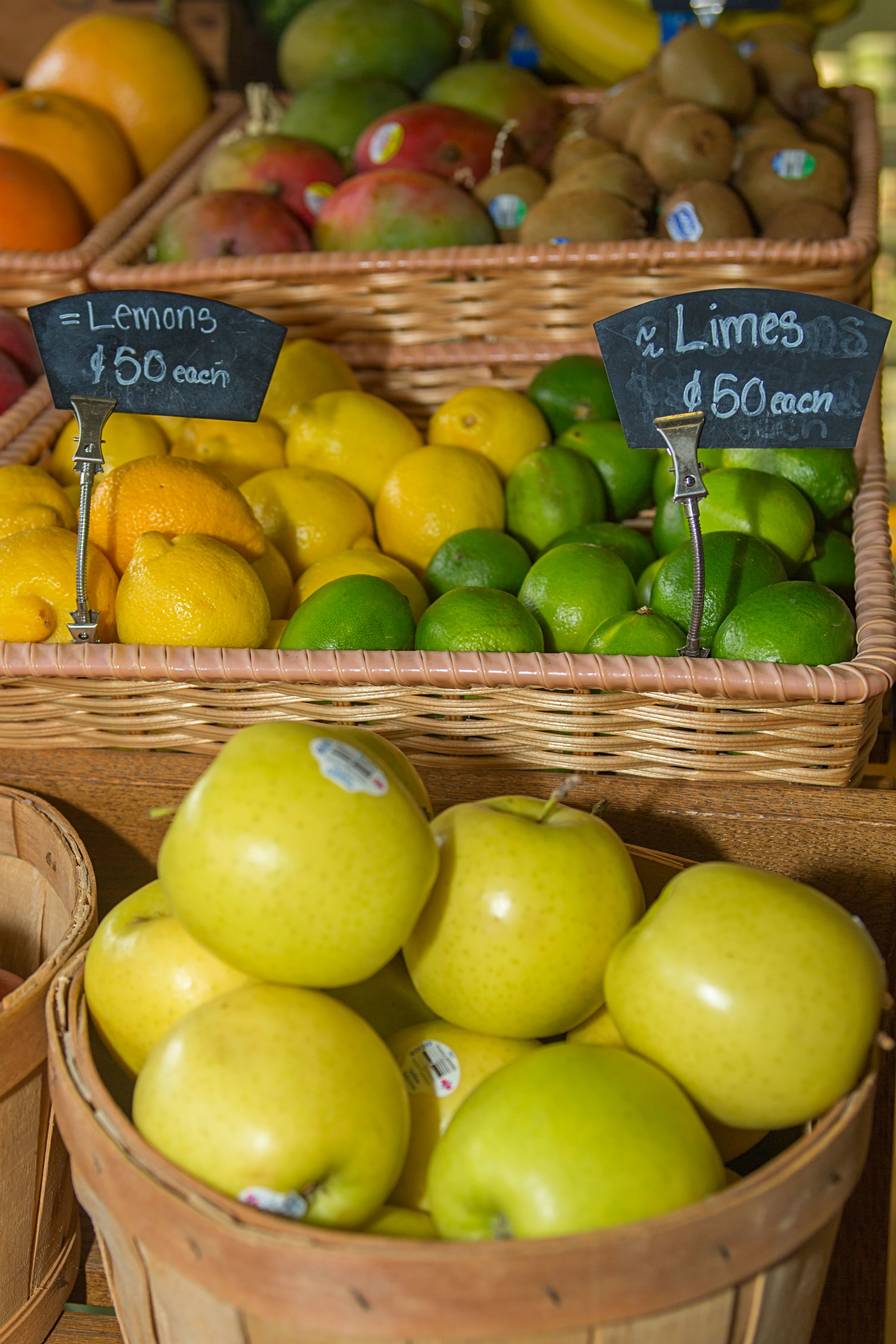 Fresh organic fruit