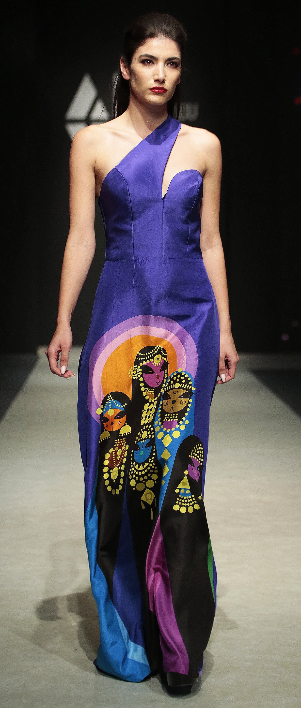 Couture gown surface design for Rachid Assoui