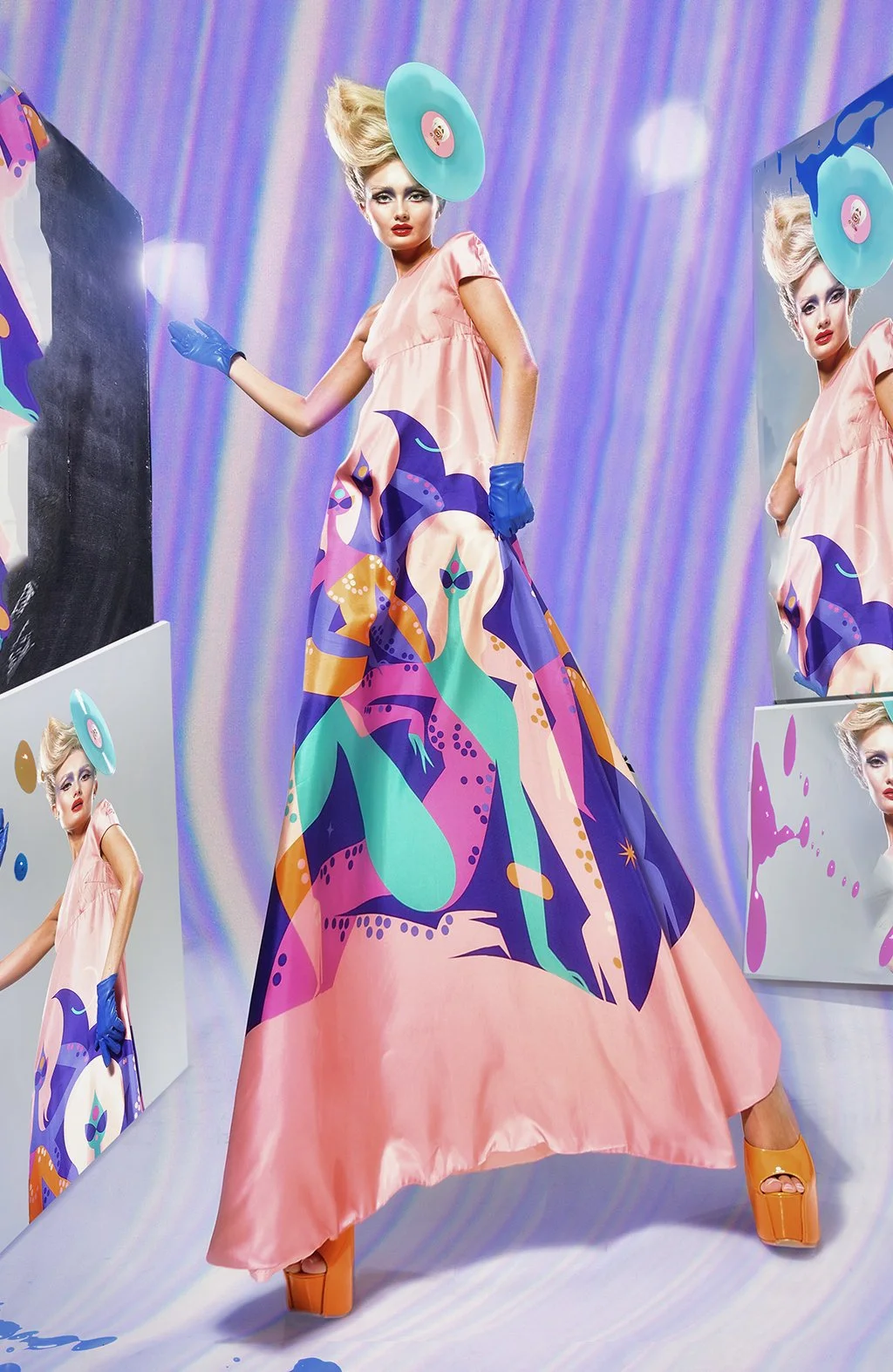 Pleiadian Women dress for Rachid Assoui, 2022