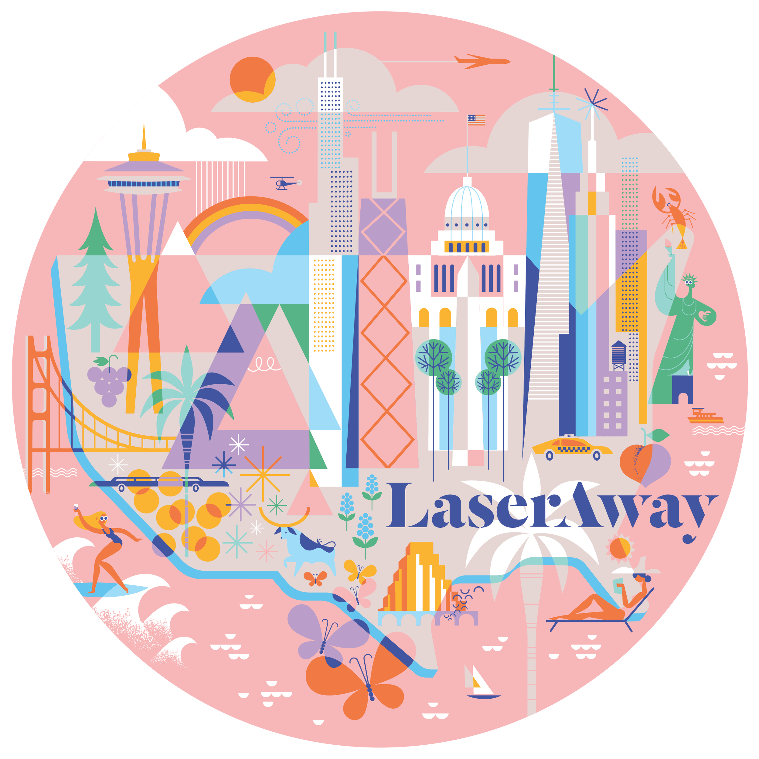 Wall Art for Laser Away clinics