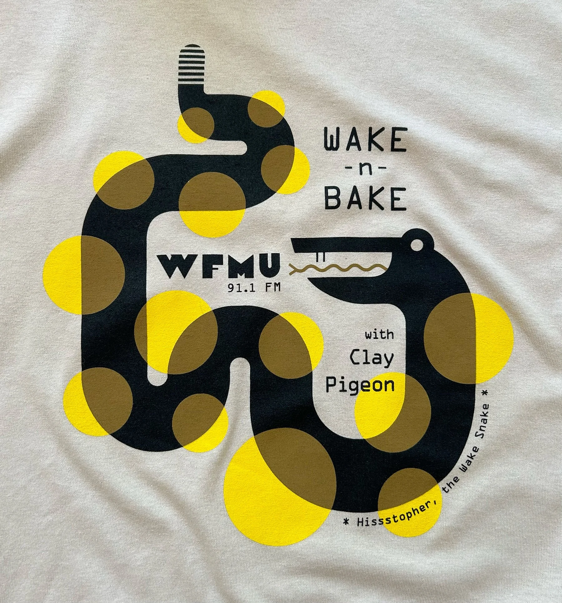 Kirsten Ulve WFMU Tee shirt design