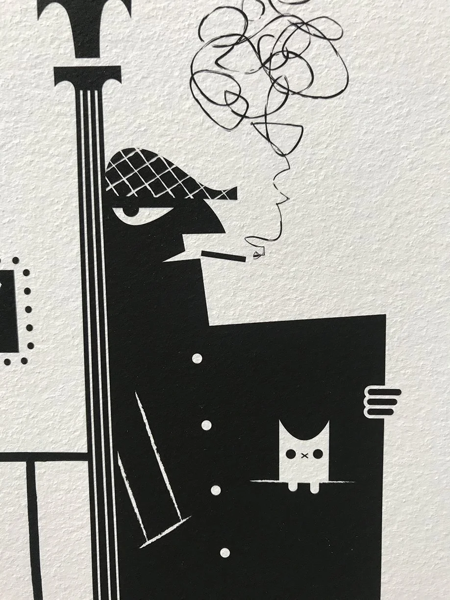 Detail of Bad Larry fine art print on Hahnemuhle German Etching paper by Kirsten Ulve.jpg