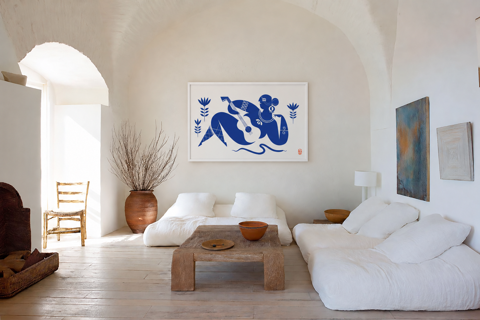 Blue Thelma Print Above Couch.png