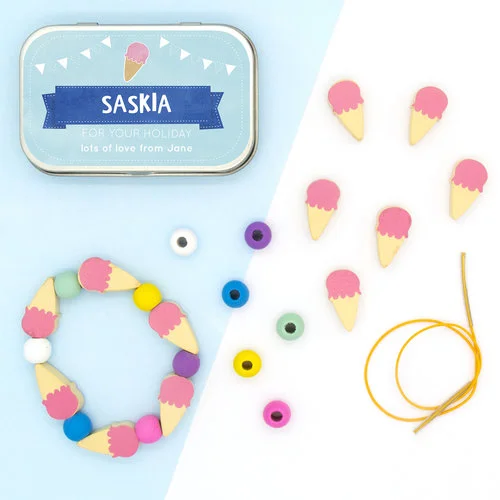 Cotton Twist Personalised Ice Cream Bracelet Gift Kit, $8.34-.jpg