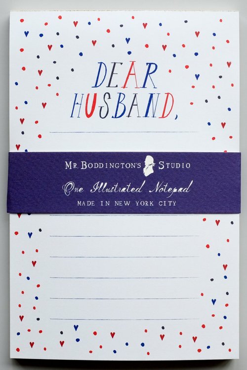 Mr. Boddington's Dear Husband Notepad, $8-.jpg