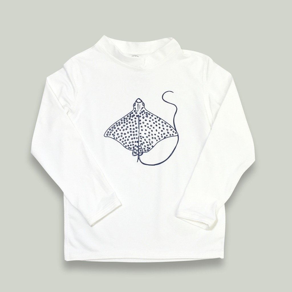 Honey Bee Tees Eagle Ray Long Sleeve Rash Guard UPF 50, $30.50-.jpeg