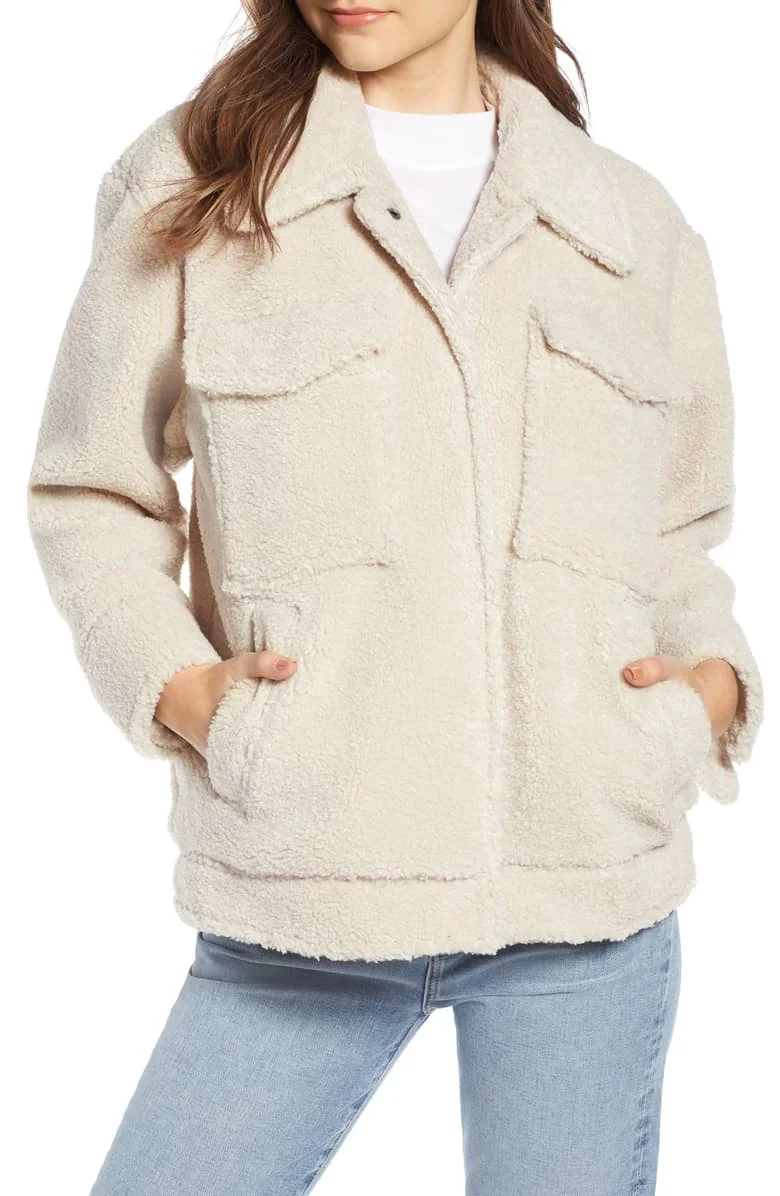 something navy jean jacket