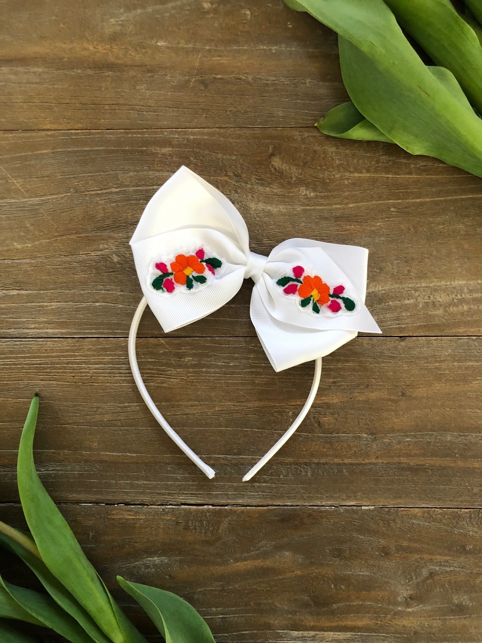 Allegra and Luca Interchangeable Headband:Clip Embroidered Bow.jpeg