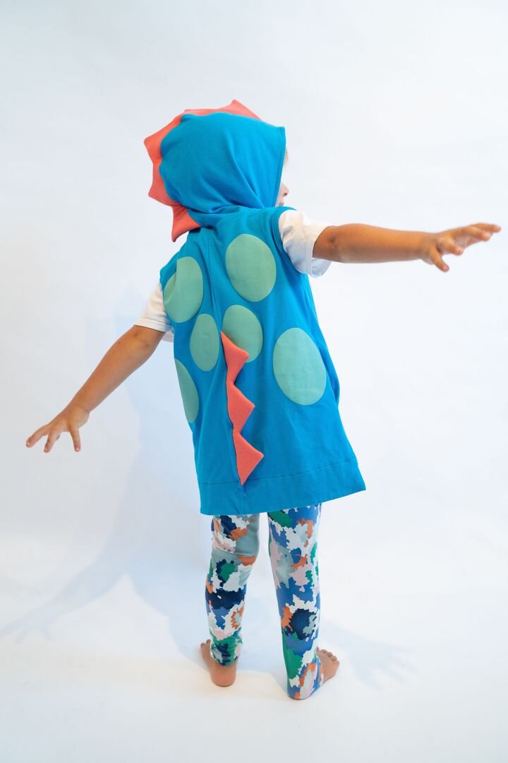 Blue Dinosaur Costume
