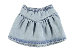 Light Blue Denim Mini Skirt