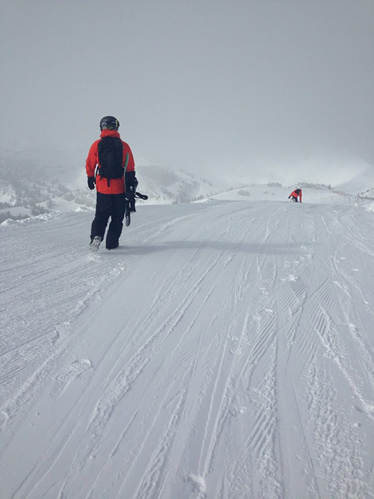 Stepping off the gondola in Jackson Hole, Wyoming sort of felt like landing on the surface of the moon. 2014.