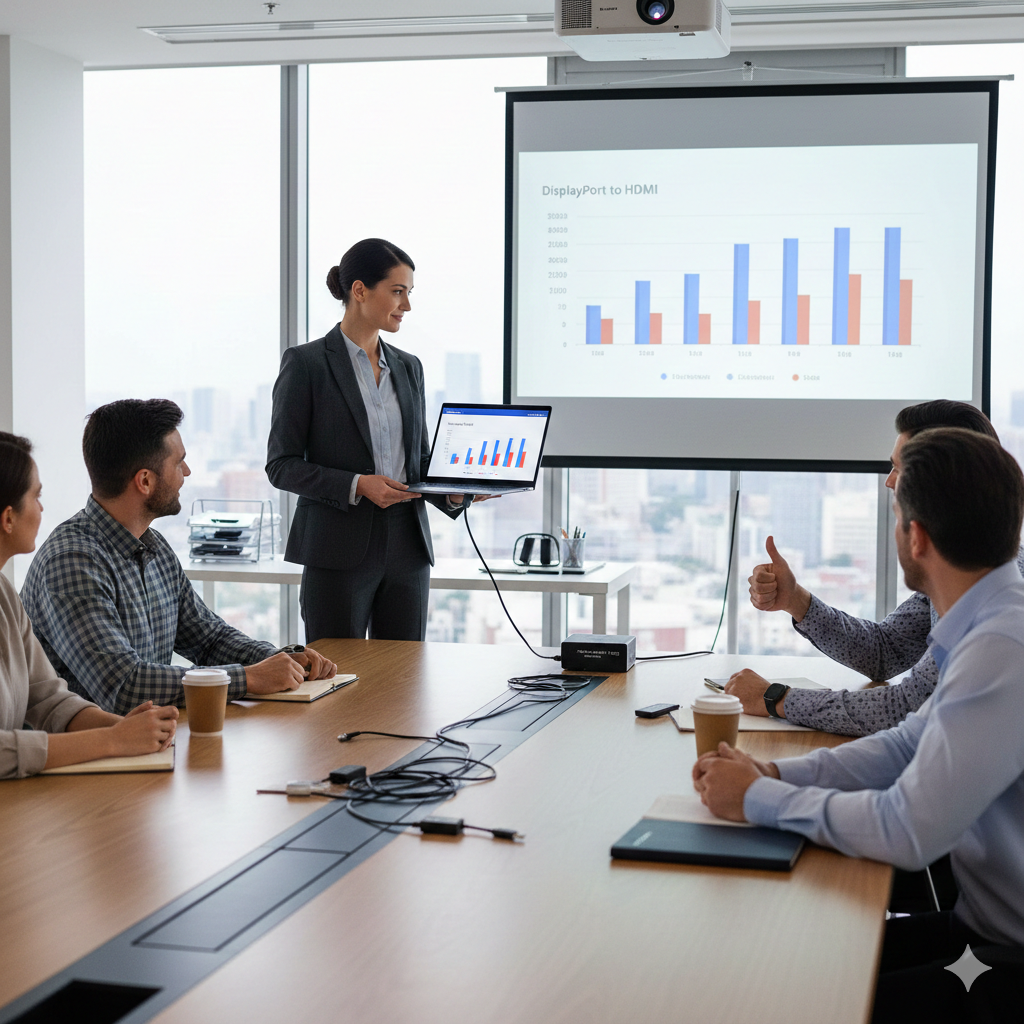 The Benefits of DisplayPort-to-HDMI Adapters for Offices