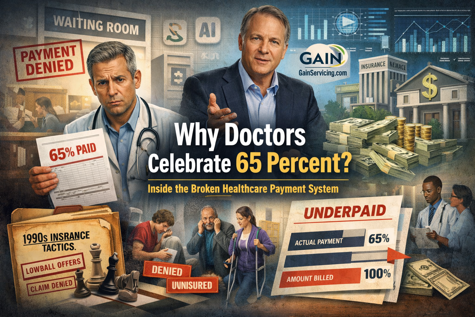 The Month a Doctor Celebrated Collecting 65 Percent