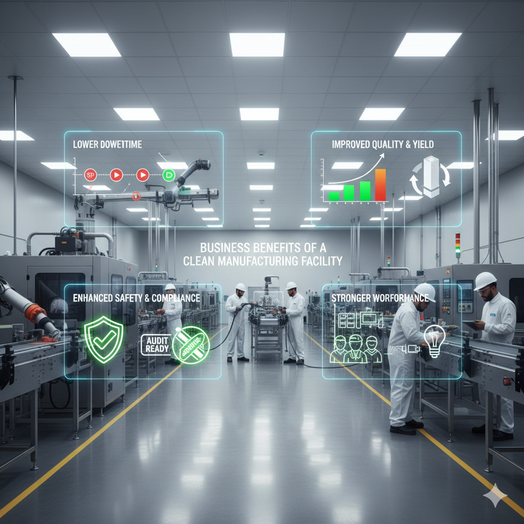 How a Clean Manufacturing Facility Boosts Productivity