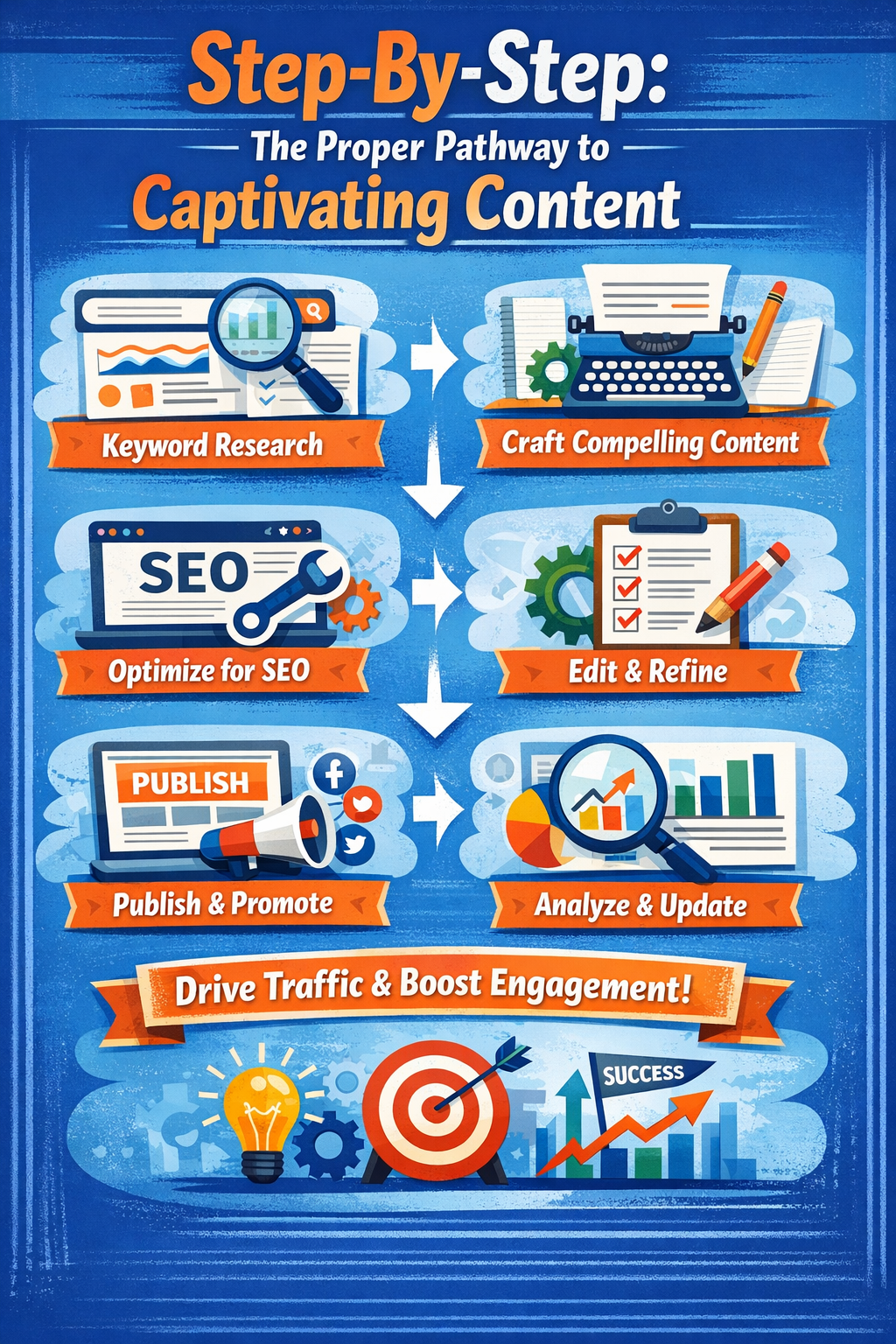 Step By Step: The Proper Pathway To Captivating Content