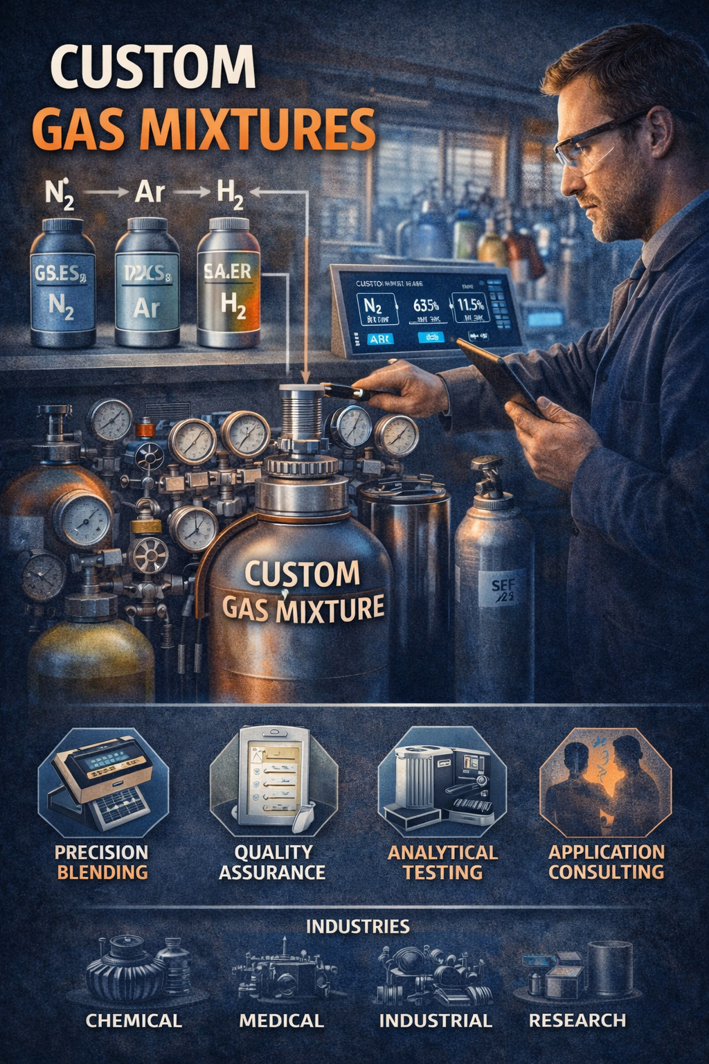 How Far Ahead Should You Order Gas Mixtures?