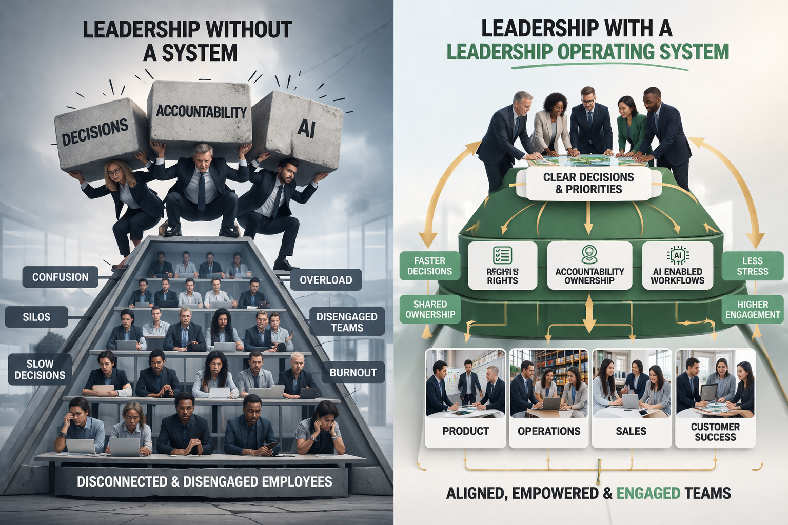 The Leadership Operating System Gap: Why Engagement Is Falling While Leadership Stress Is Rising