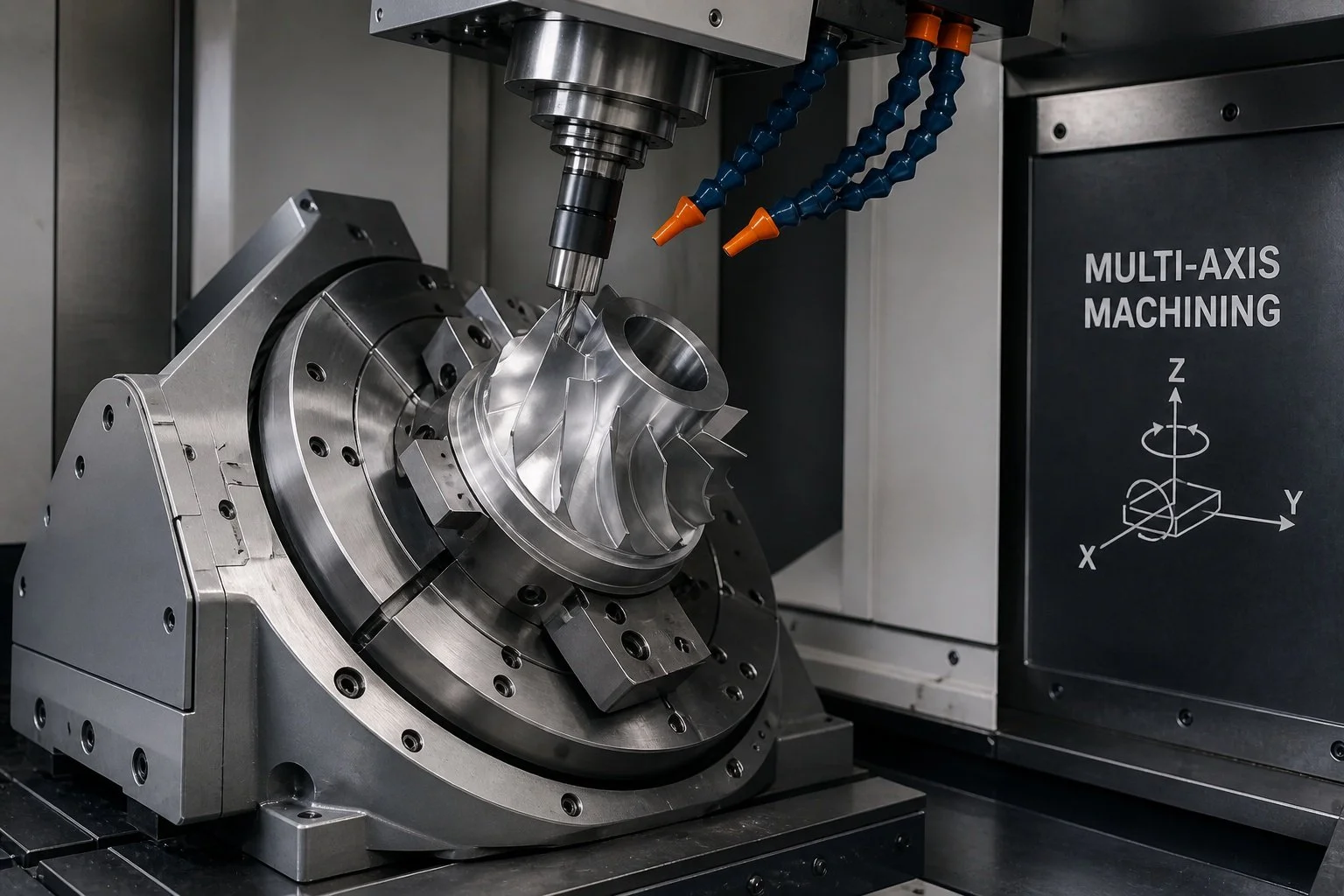 How Multi-Axis Machining Speeds Production