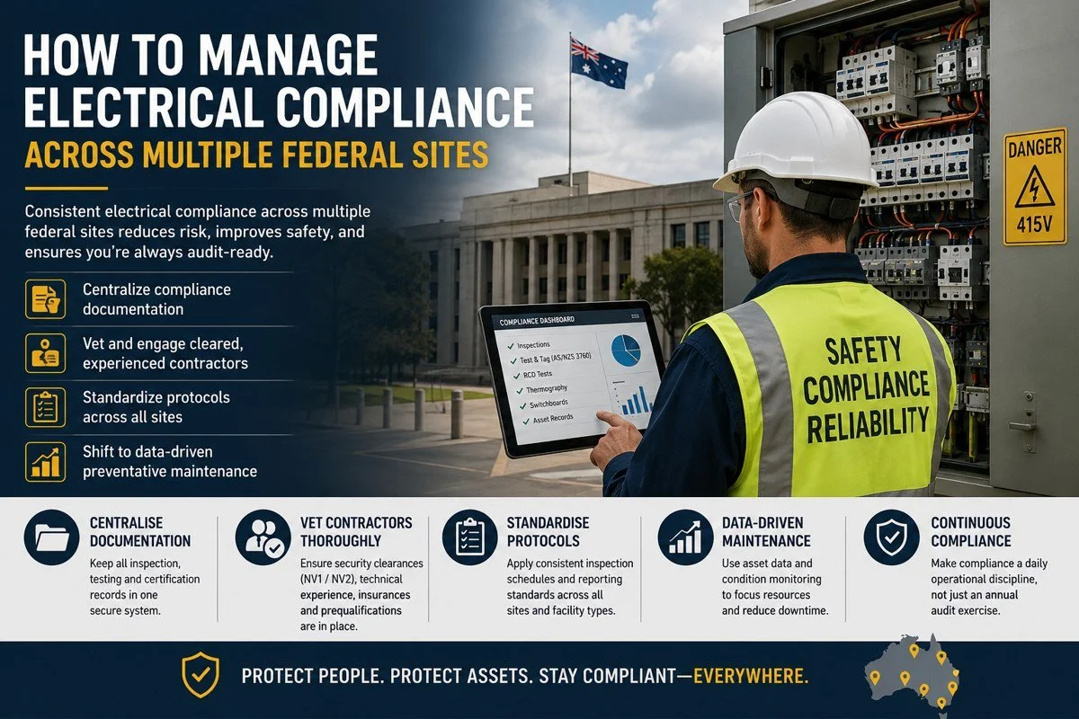 How to Manage Electrical Compliance Across Multiple Federal Sites