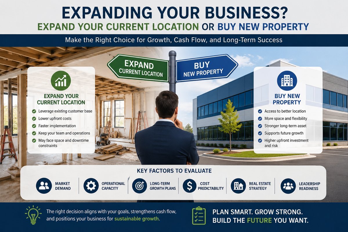 How to Decide Between Expanding Your Current Location or Buying New Property