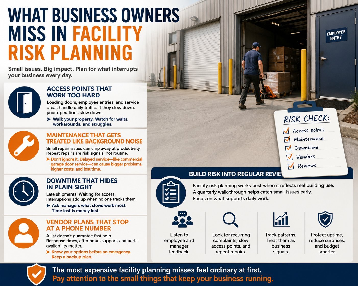 What Business Owners Miss in Facility Risk Planning
