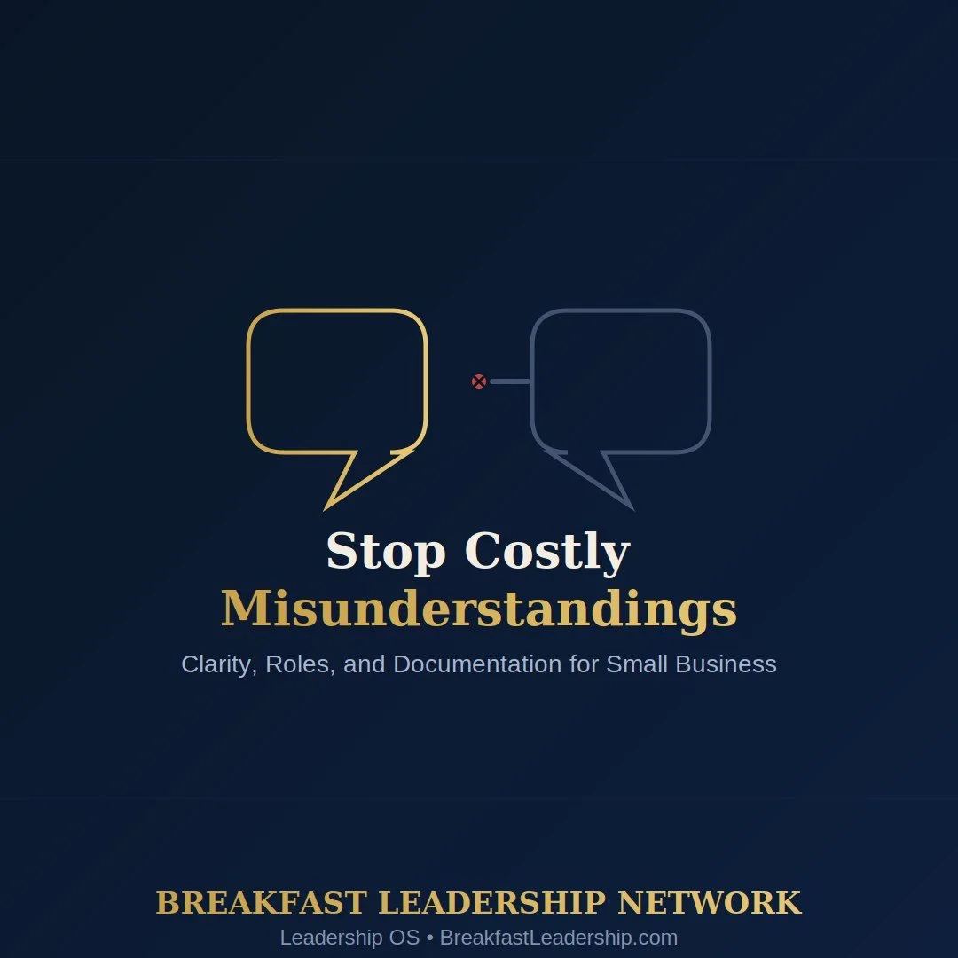 Simple Steps to Stop Costly Misunderstandings and Save Time in Small Business
