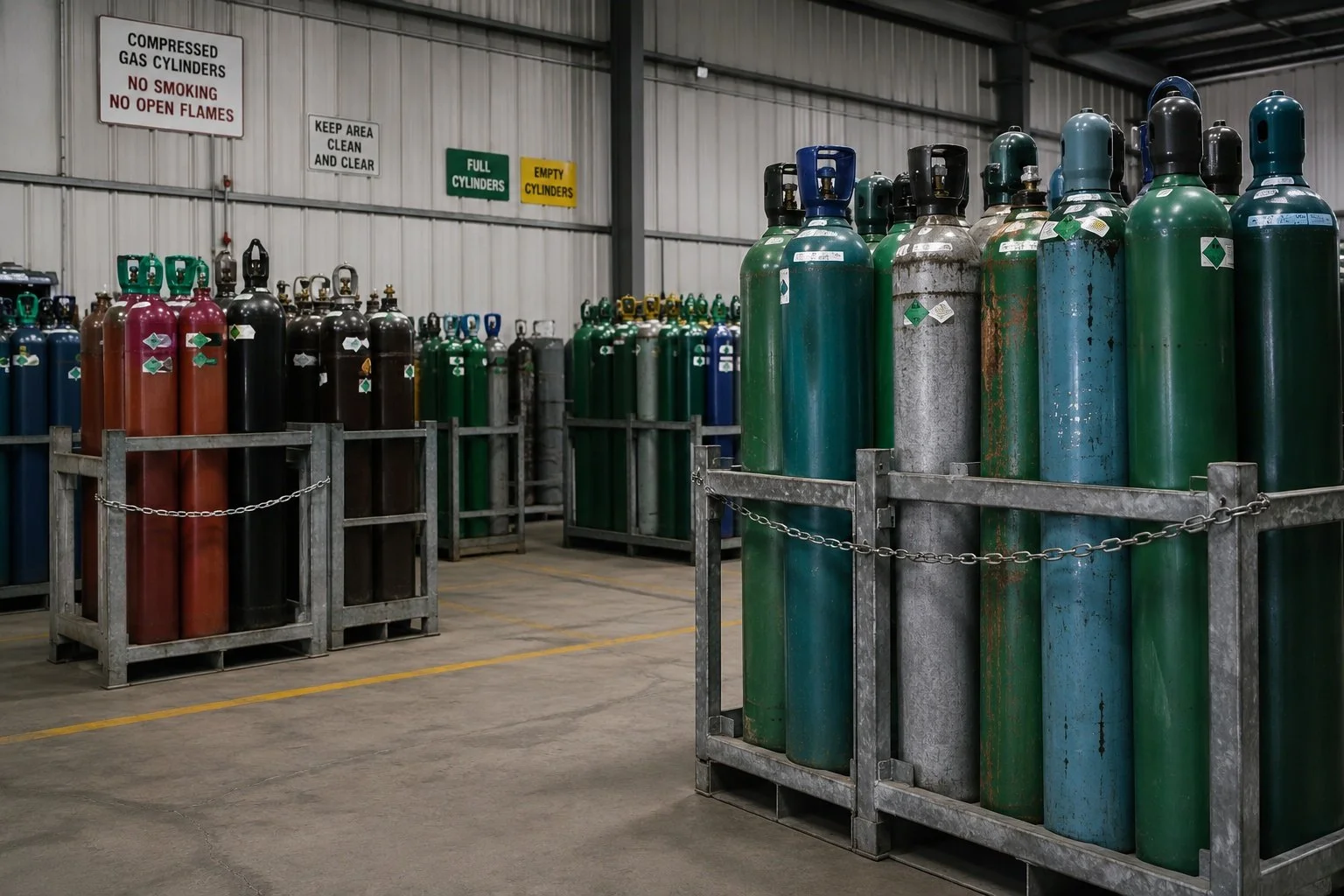 Tips for Managing Multiple Specialty Gas Cylinders