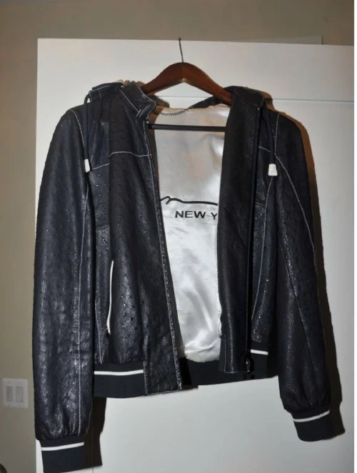 The $15,000 ostrich coat Paul Manafort bought with an international wire transfer, according to a men’s clothier who testified today. (Government exhibit /)
