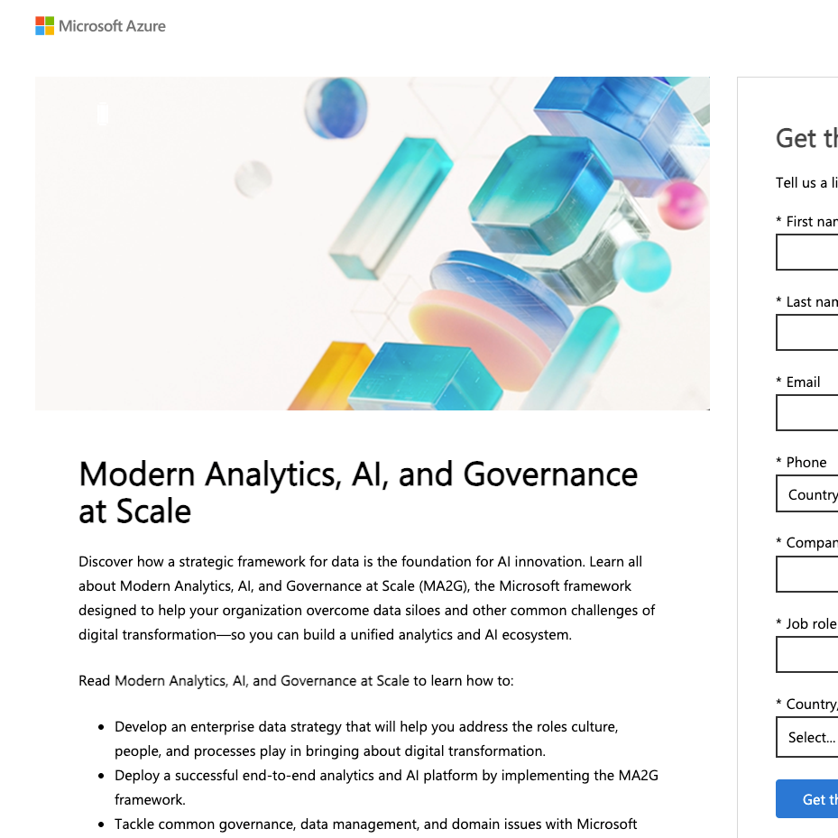 Landing page