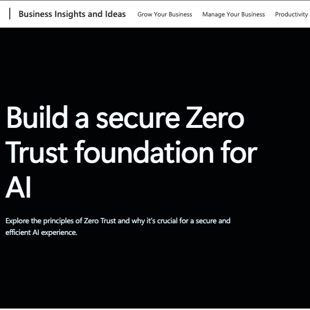 Microsoft article
