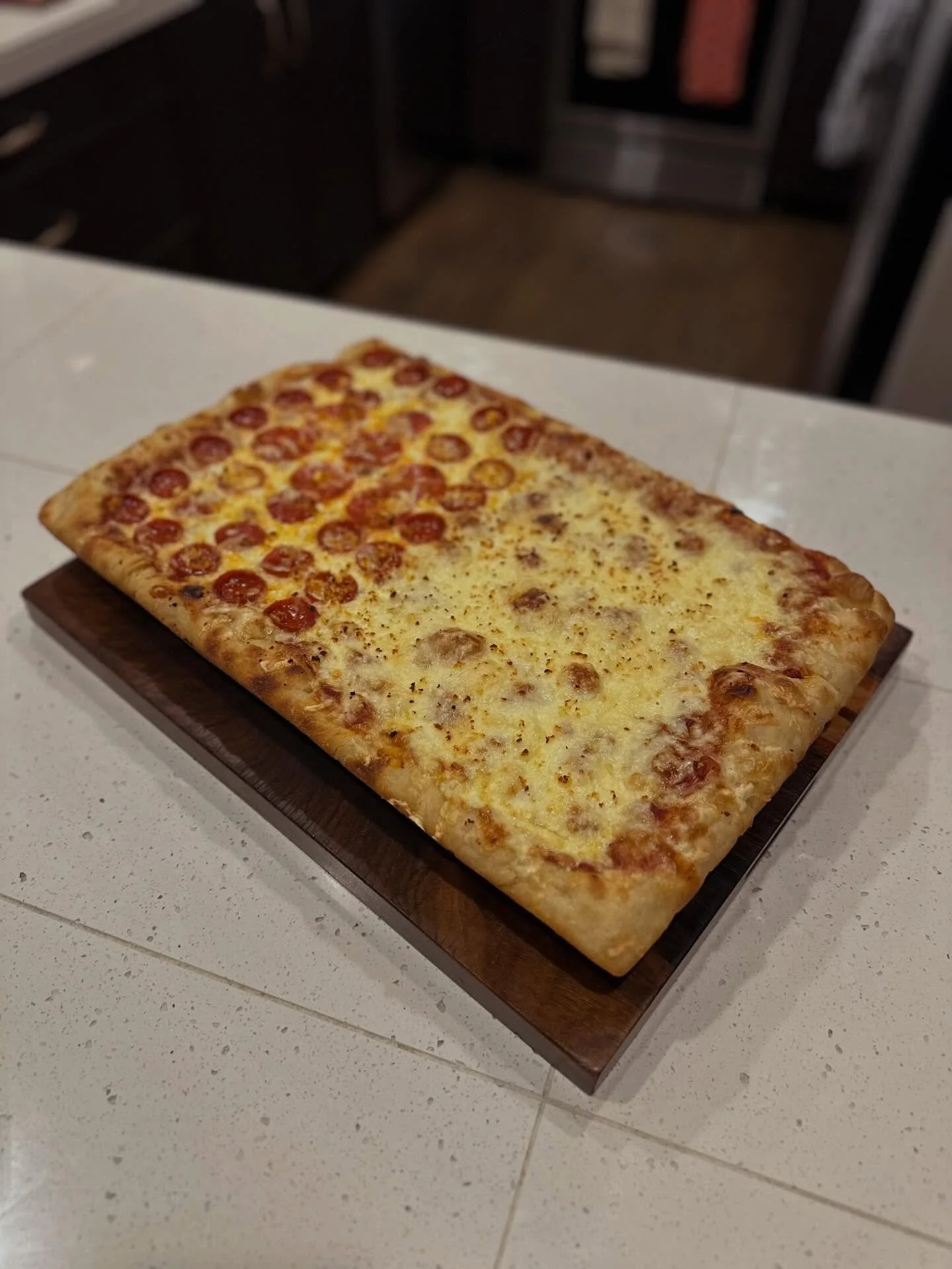 Took a brief pizza break for the holidays but we&rsquo;re back baby! #pizza