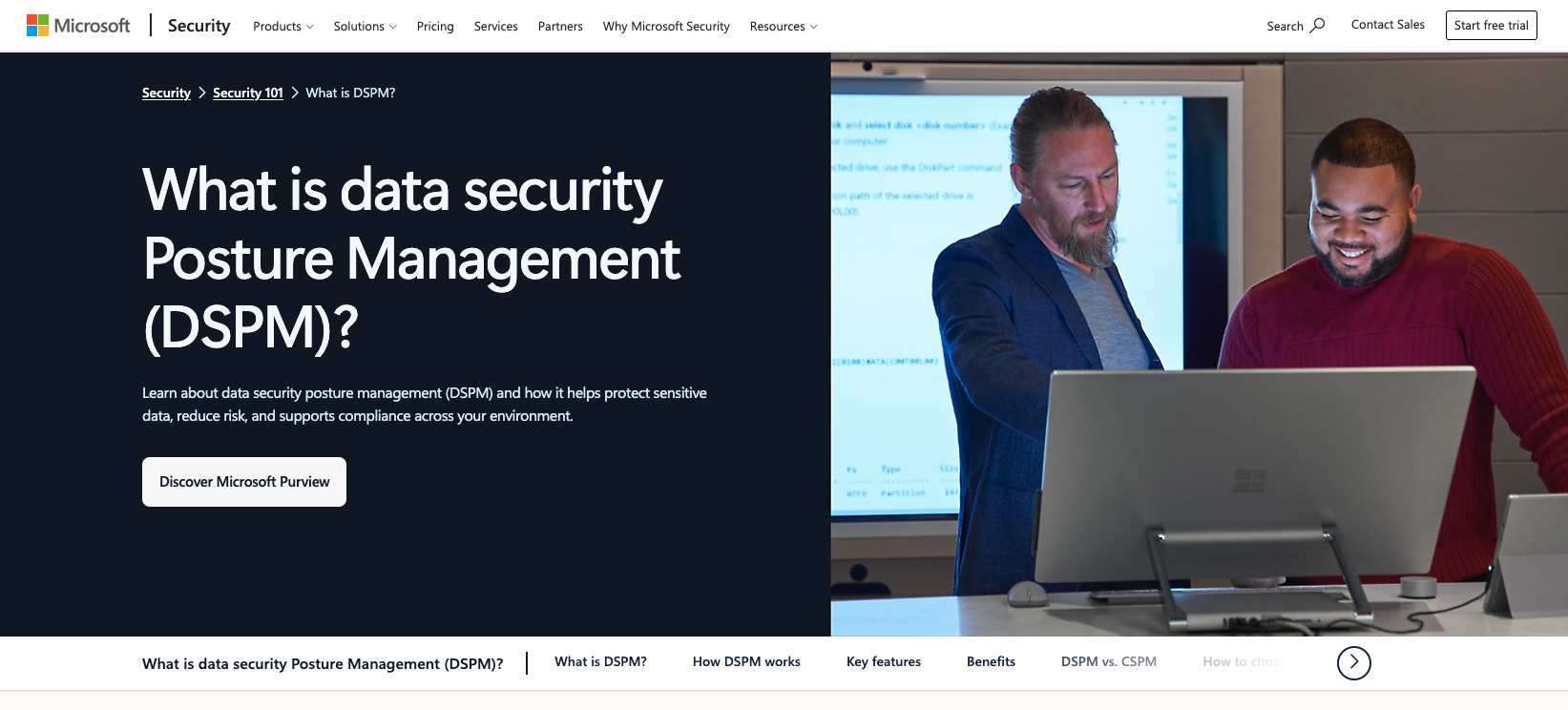 Microsoft DSPM article