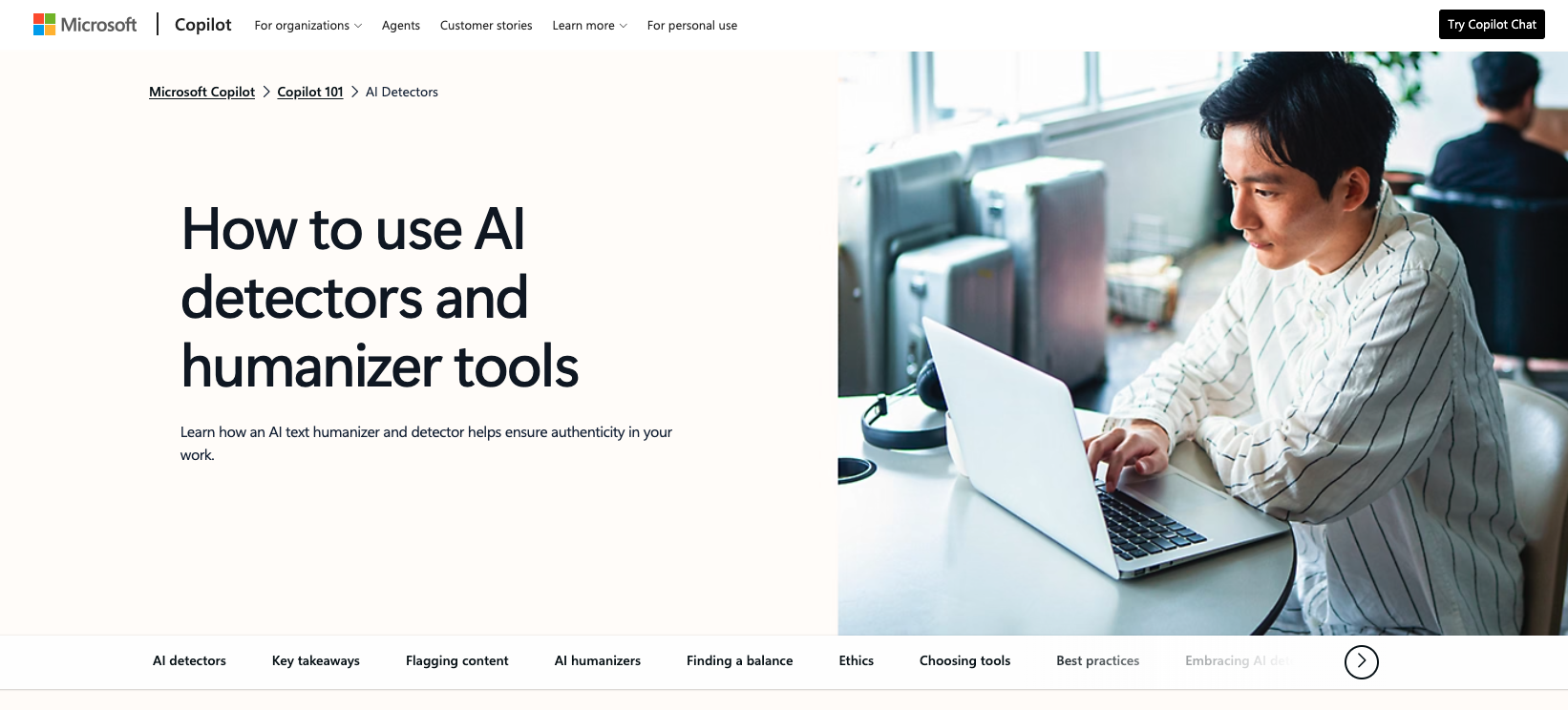 Microsoft AI humanizer article