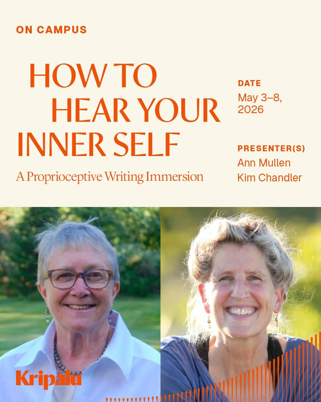 How to Hear Your Inner Self: A Proprioceptive Writing Immersion at Kripalu in Lenox, MA 